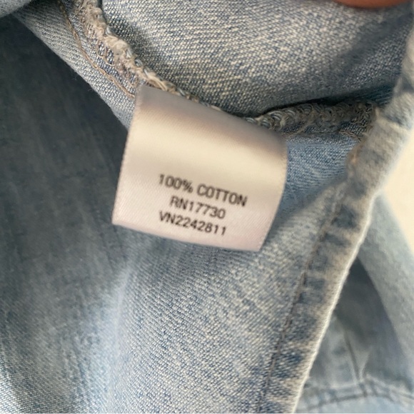 XHILARATION  DENIM SHIRT - Picture 4 of 6